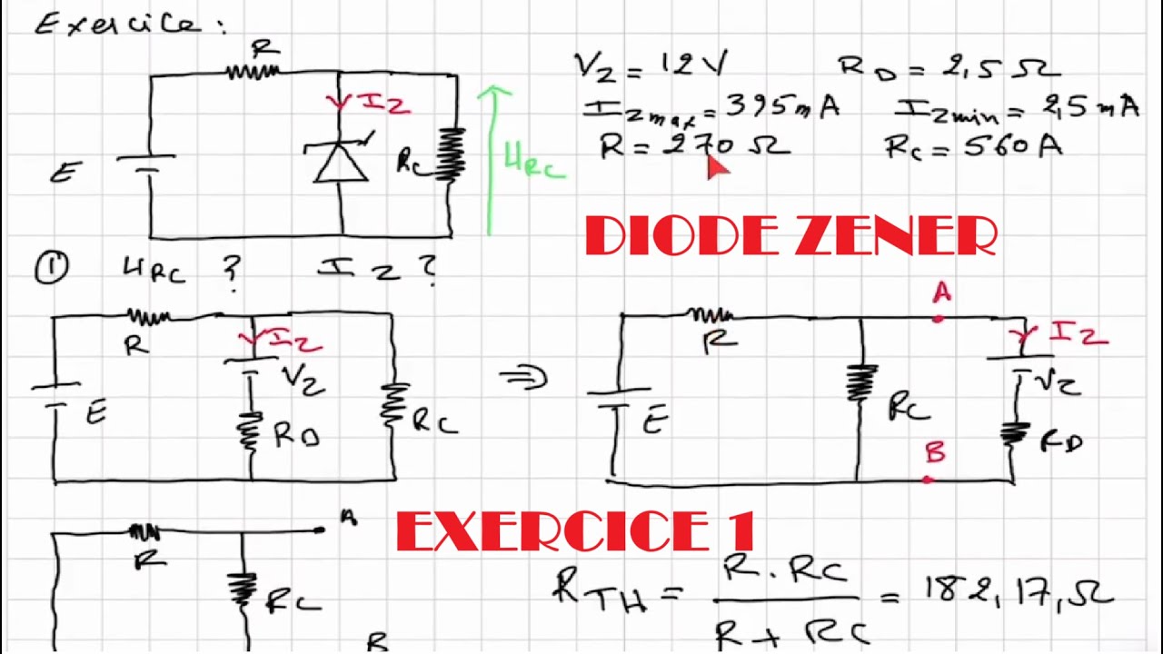 Diode Zener : Exercice 1