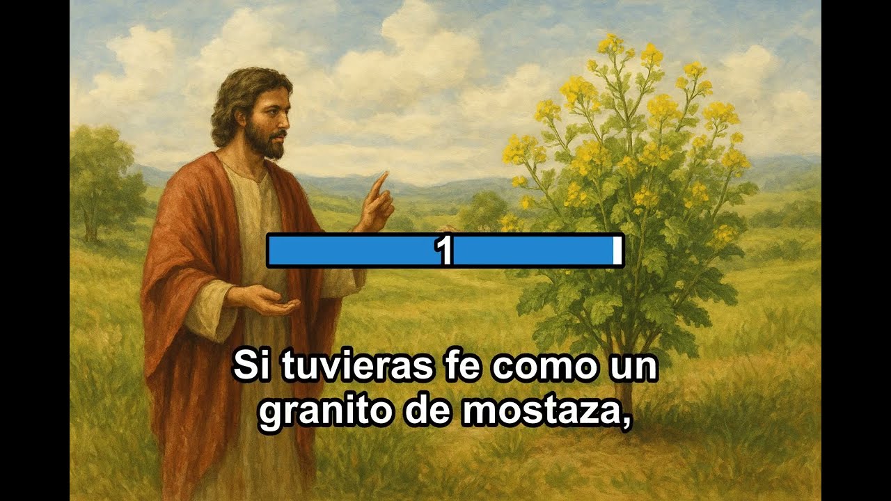 Si tuvieras fe como un granito de mostaza - KARAOKE (Pista - instrumental)