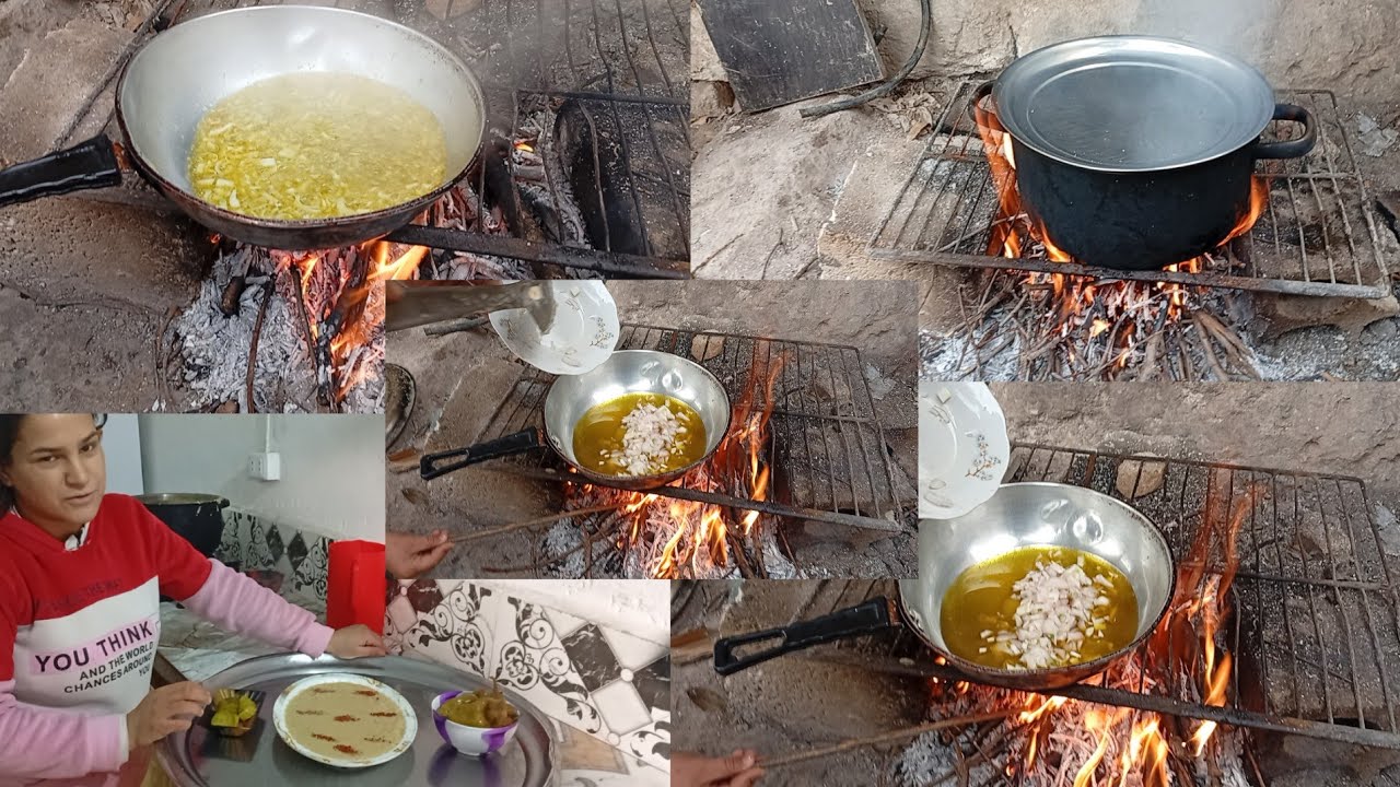 اطيب أكلة شتوية ع النار كولك شي بيشهي 😋😋😋😋😋