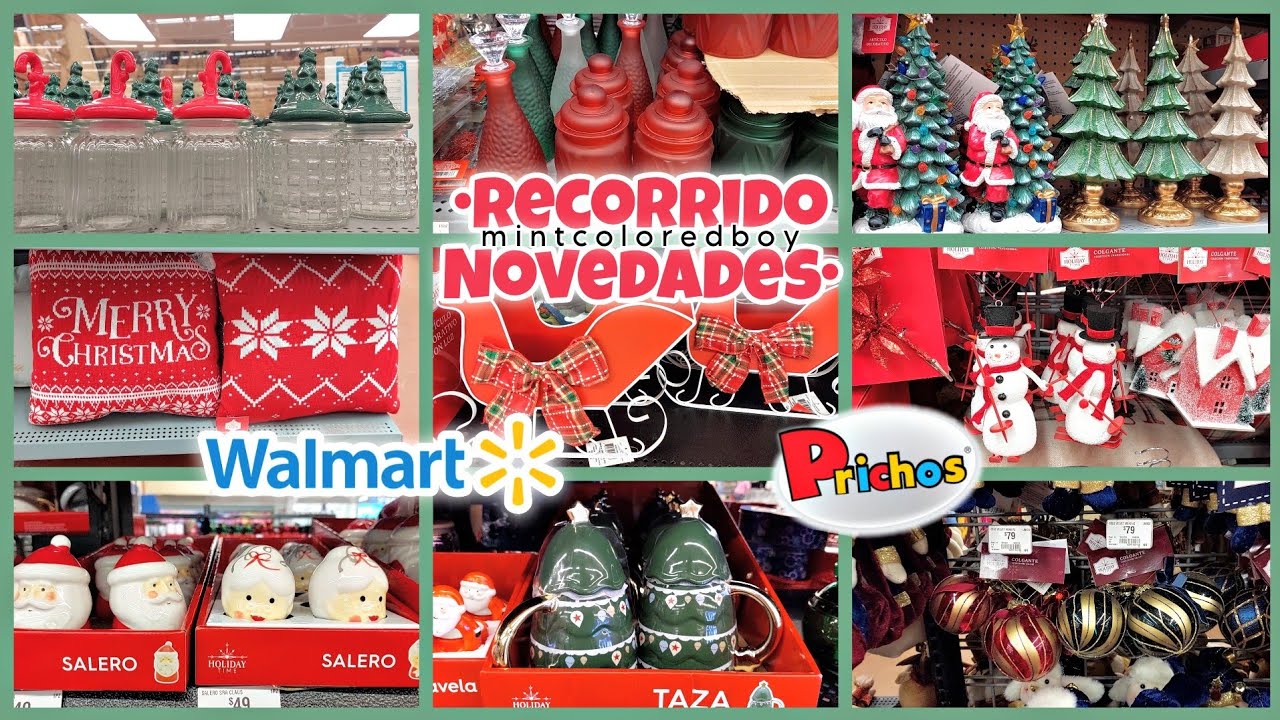 Recorrido en WALMART Y PRICHOS Muchas Novedades Navideñas 🎅🏻 y Más de la colección Puppies 🐾🎄