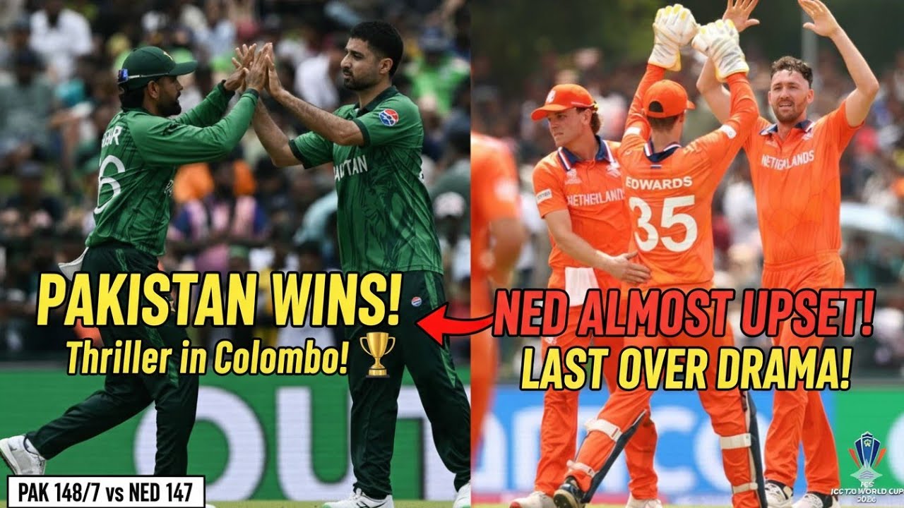 PAK vs NED Highlights 2026 | Pakistan vs Netherlands T20 World Cup 2026 Full Highlights