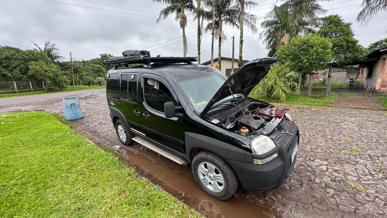 Primeiro dia da viagem | Perrengue com a nossa Doblò Motorhome. #fiat #vanlife #viagem #estrada 