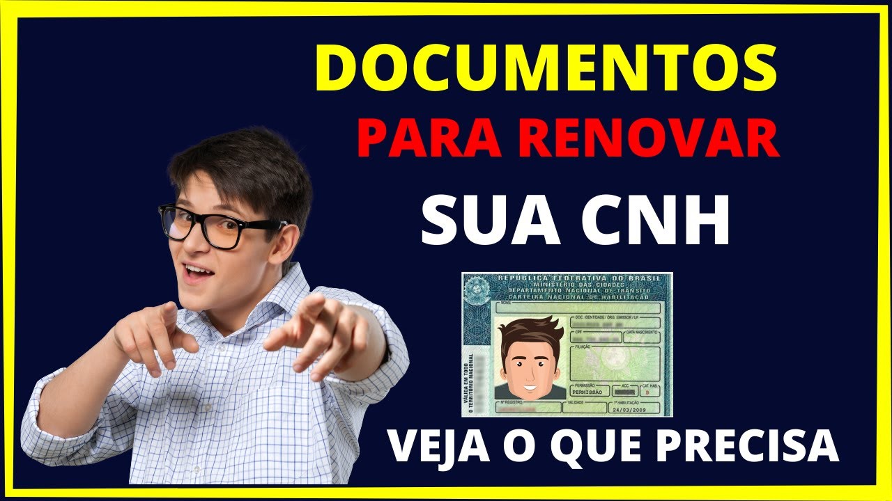 Documentos Para Renovar CNH- Veja os documentos necess&aacute;rios para renovar cnh
