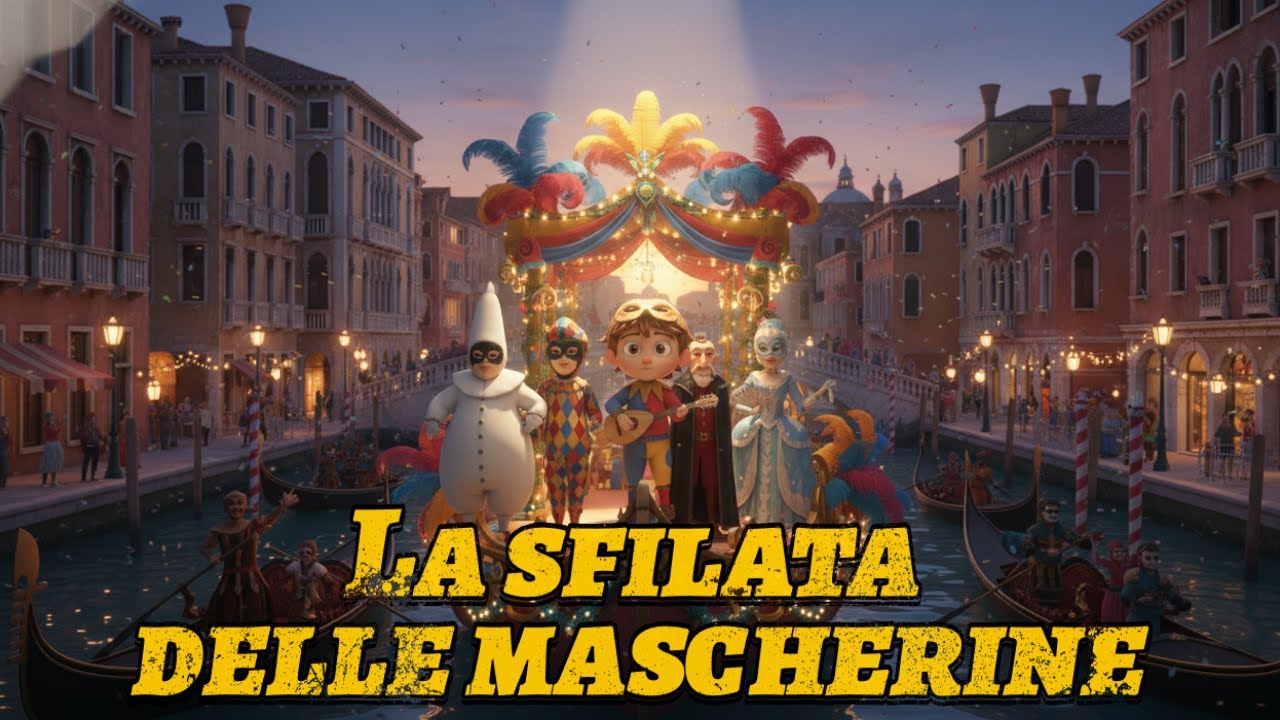 La sfilata delle mascherine | Canzoni per bambini