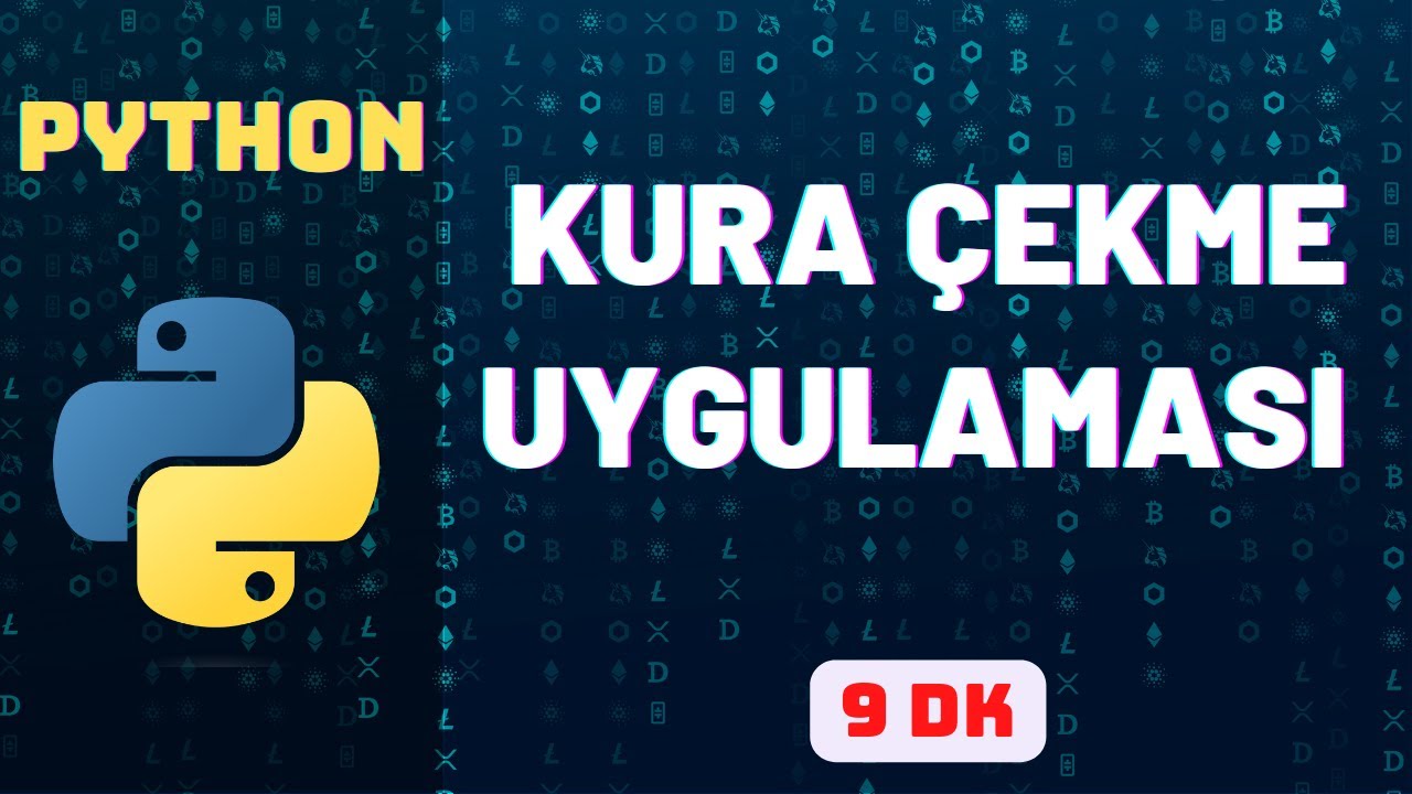 Python İle Kura Çekme Uygulaması - #python