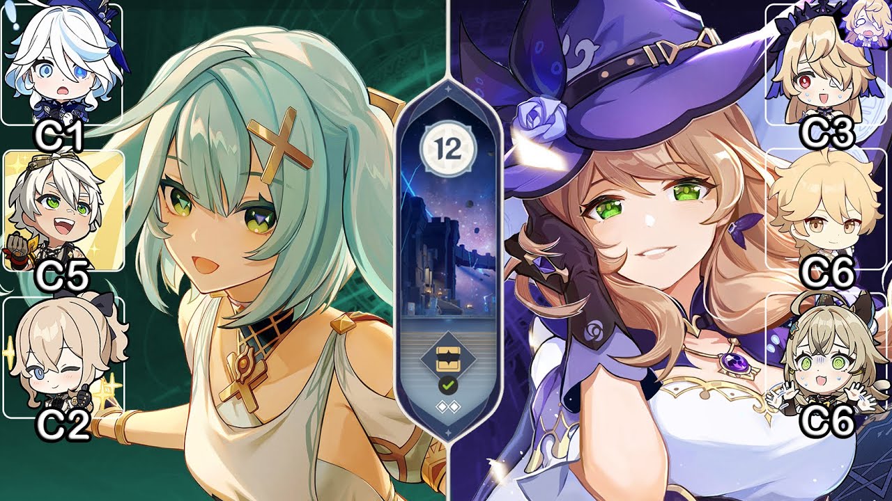 ( 5.0 ) DPS Faruzan & AggraSpread Lisa + Kirara - Abyss Floor 12 (9☆) | Genshin Impact