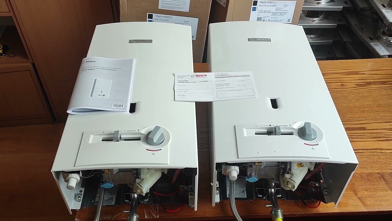 🔥Bosch Therm 4000 WR 10-2P ГВС газ колонка Португалия габариты 580х310х220мм совет Тепло Без Газа