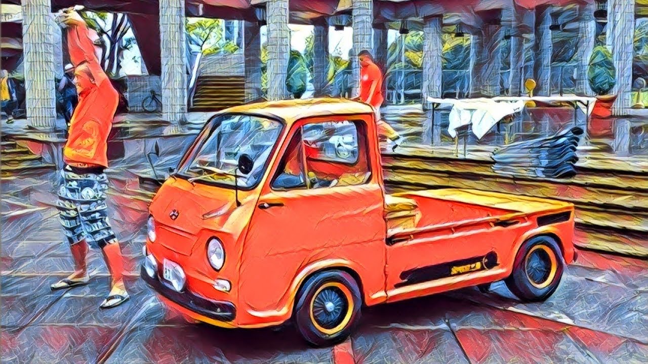 🚗🏁　スバル サンバー K153　 ケロ助　橙蛙屋