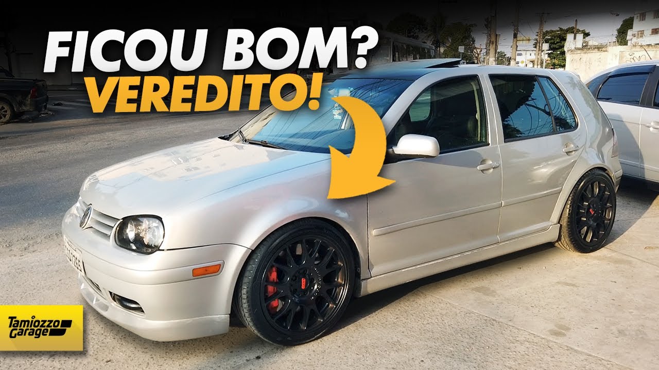 GOLF GTI MK4 COMO FICOU A SUSPENSÃO DE ROSCA NO GOLF GTI 1.8 TURBO E O VEREDITO FINAL!