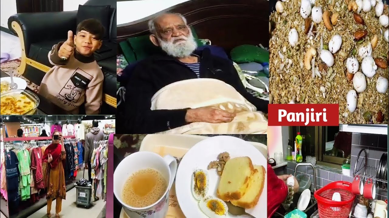 Vlog Q Nahi Arahay thay || Papa Hoay Bimar ||winter Special Panjiri Recipe || Back to Routein Vlog