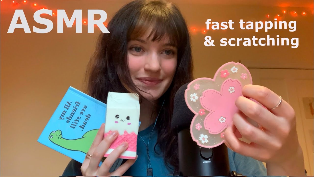 ASMR ~ Fast Tapping and Scratching Triggers for Tingles!