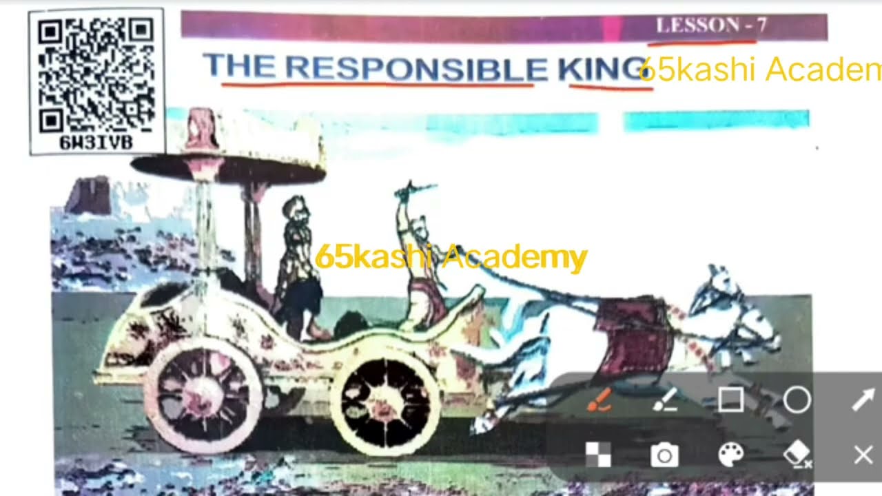 Class 7 English chapter 7(THE RESPONSIBLE KING)up board 
