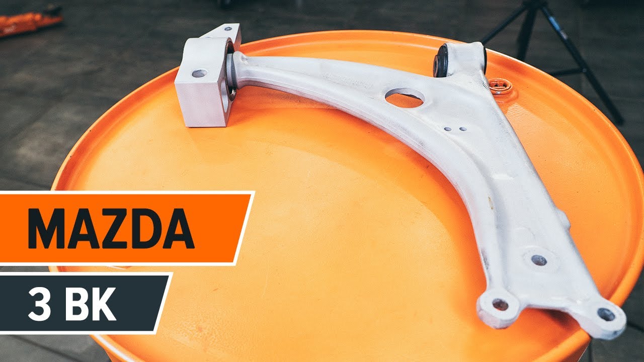 How to change front lower arm on MAZDA 3 BK TUTORIAL | AUTODOC