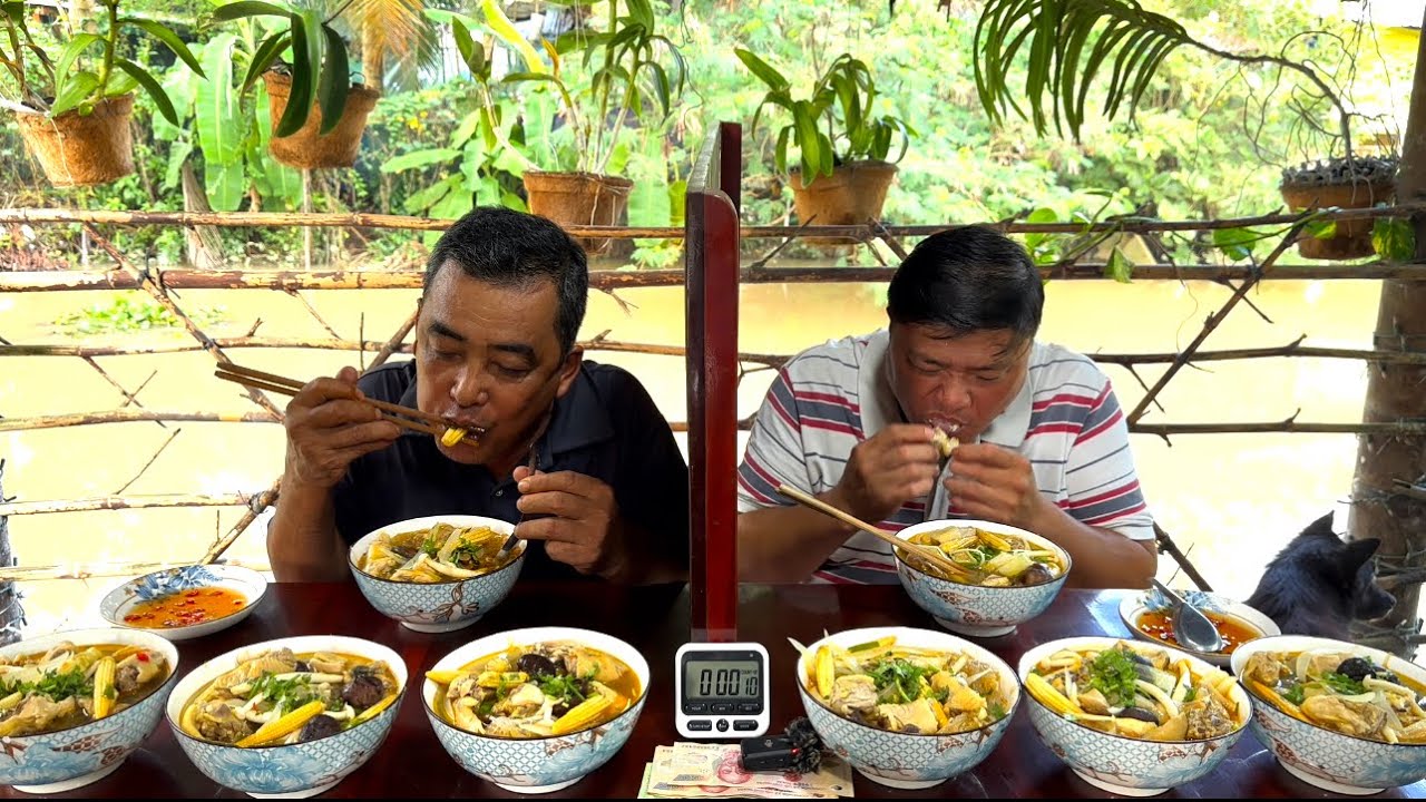 Trận Đấu Quá Sức Kinh.Khủng - 8 Ký MIẾN GÀ NẤU NẤM THẬP CẨM ( Cái Kết Đầy Bất Ngờ ) | ATĐQ