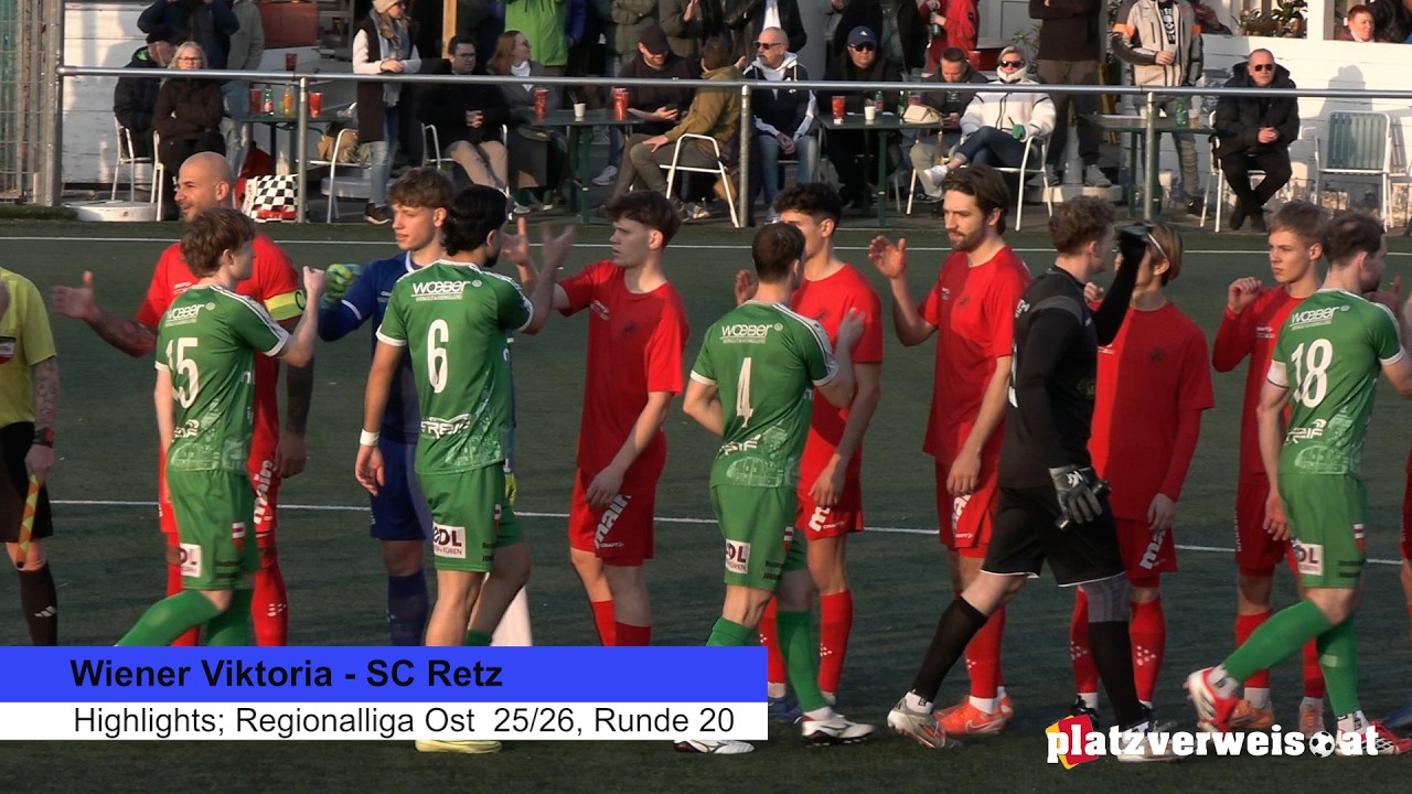 Highlights Wiener Viktoria - Retz; Regionalliga Ost 25/26, Runde 20