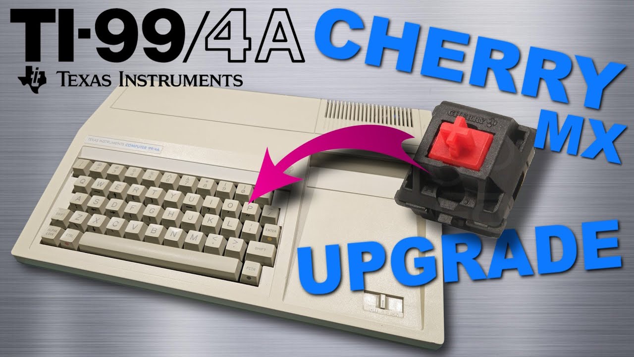 TI-99/4A gets a modern keyboard upgrade - New PCB!