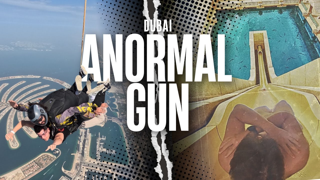 DUBAI'DE ANORMAL BİR GÜN! 😱 Uçaktan Atladım + Dünyanın En Büyük Aquaparkı!