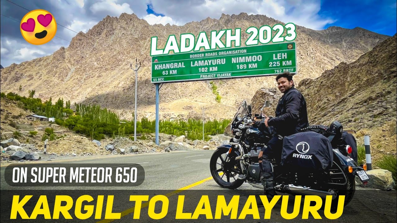 Kargil To Lamayuru On Super Meteor 650 |delhi to ladakh EP-4