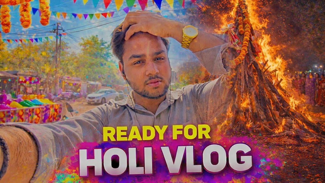 Holika Dahan  Vlog hai 🎥🔥 | Holi Special | yuvshivvlog7