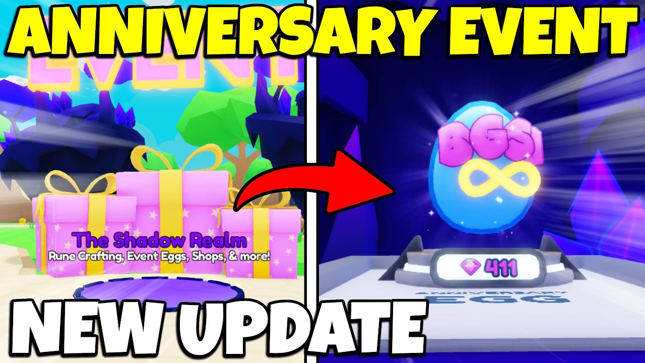 Юбилейное обновление уже здесь, в Bubble Gum Simulator Infinity! | BGSI