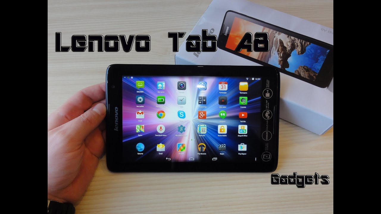 Lenovo Tab A8 A5500 Обзор+(тест игр)