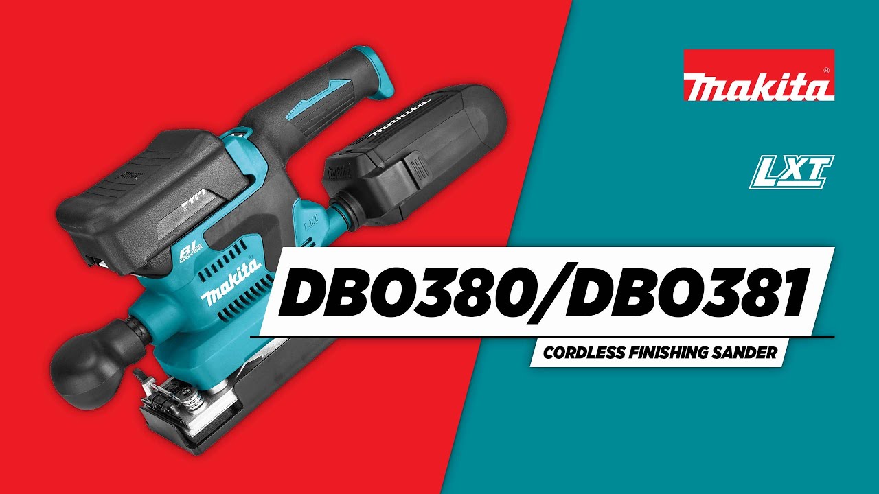 LXT - DBO380 / DBO381 - Cordless finishing sander