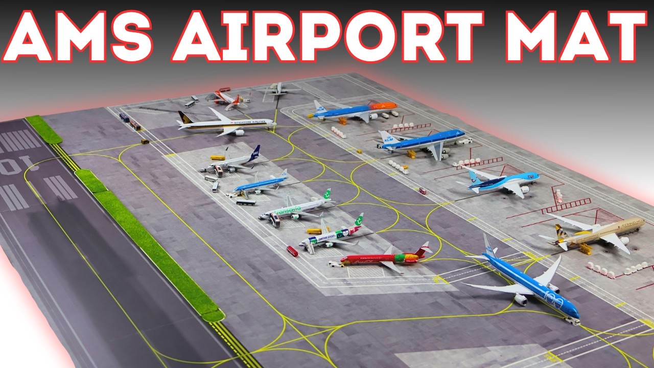 AMS Airport Mat Review &ndash; A Realistic Setup for Model Aircraft