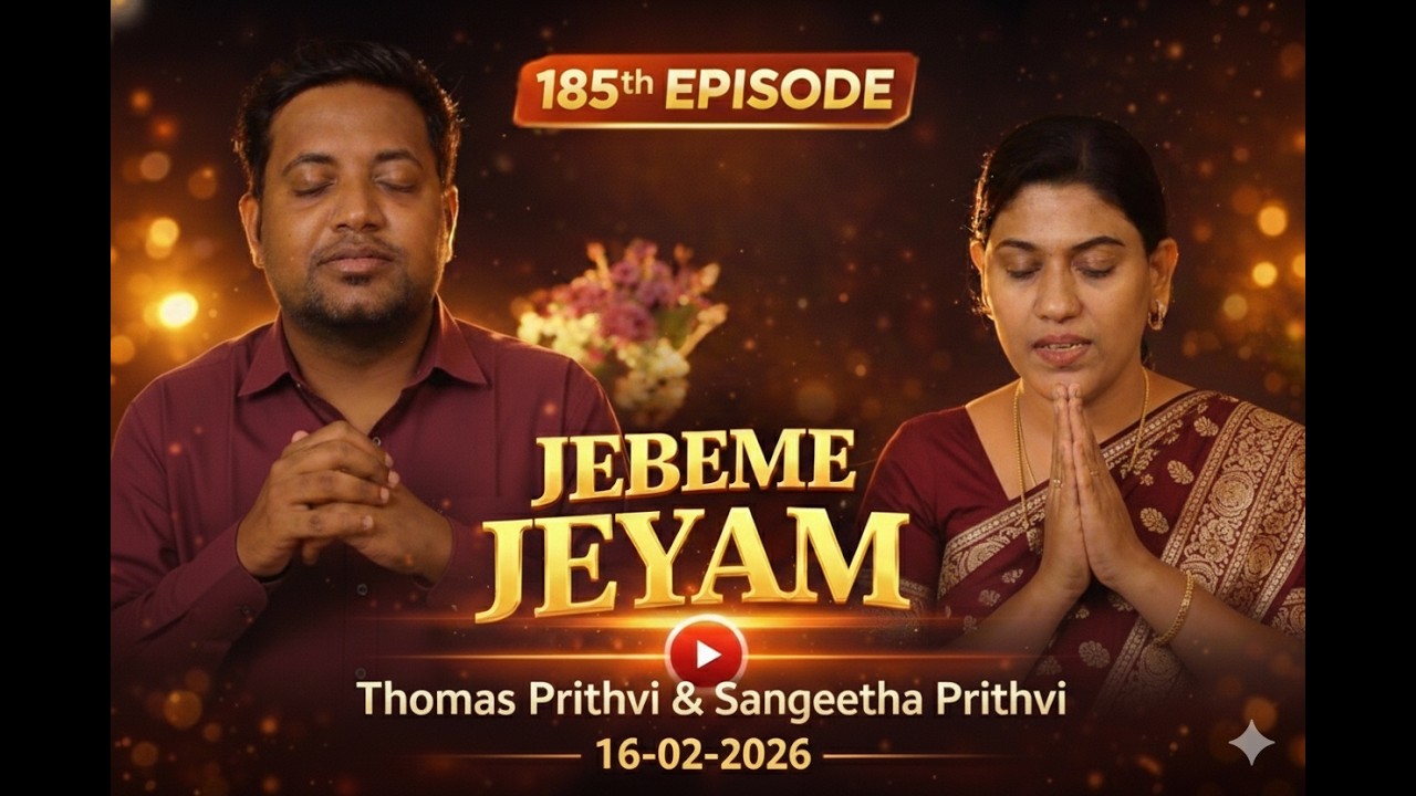 JEBAME JEYAM | Episode 185 | 16 Feb2026 | Prayer & The Word #thomasprithvi #motivation #prayer