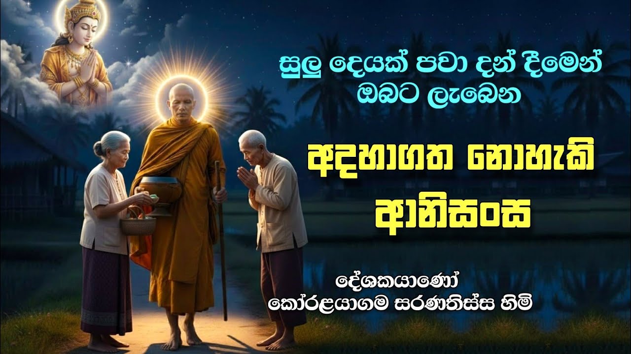 ඕනෑම සත්ත්වයෙකුට සුලු හෝ දෙයක් | දන් දීමෙන් ලැබෙන මහානිසංසය 🙏 | Bana 21 Feb 2026