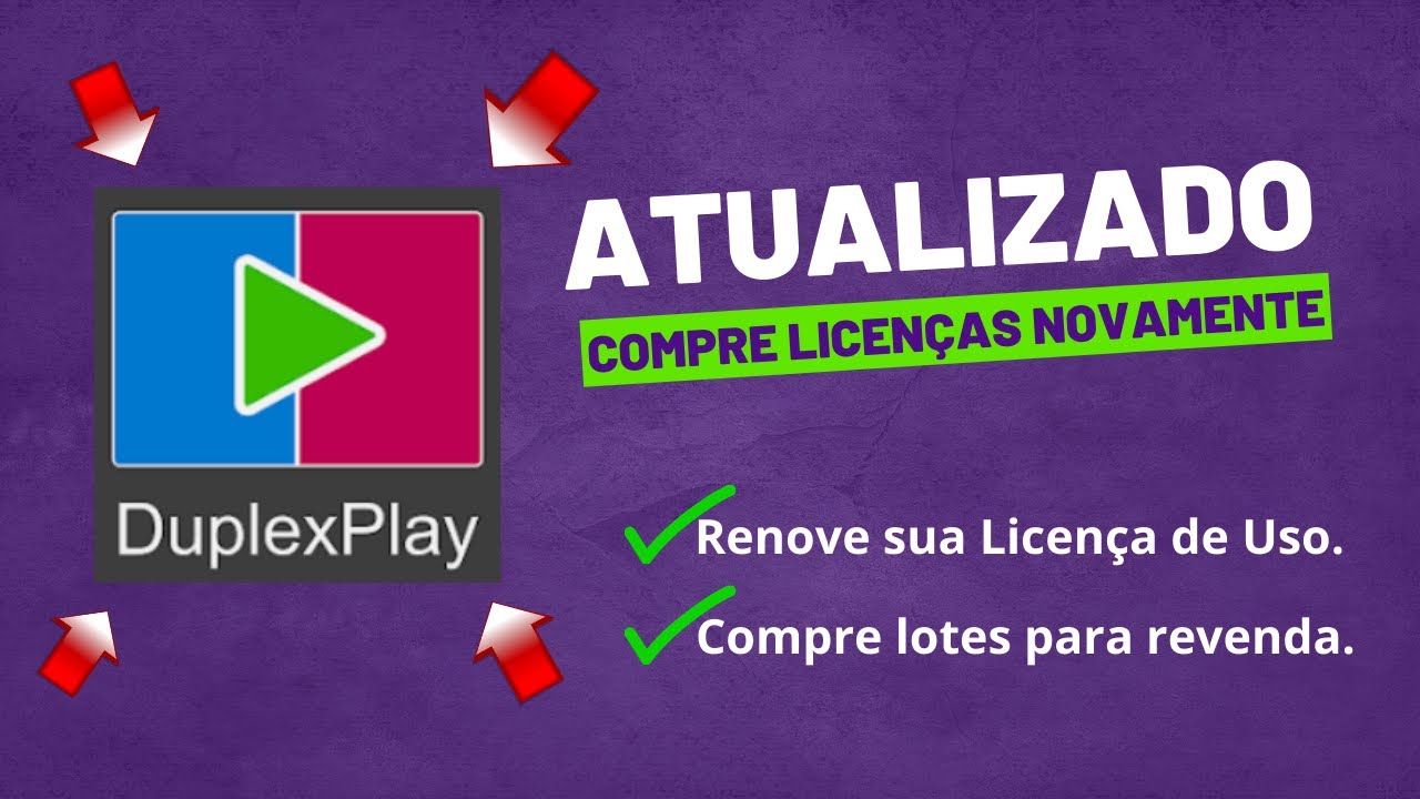 [ATUALIZADO 2025-2026] Duplex Play - Renova&ccedil;&atilde;o e Compra de Licen&ccedil;as