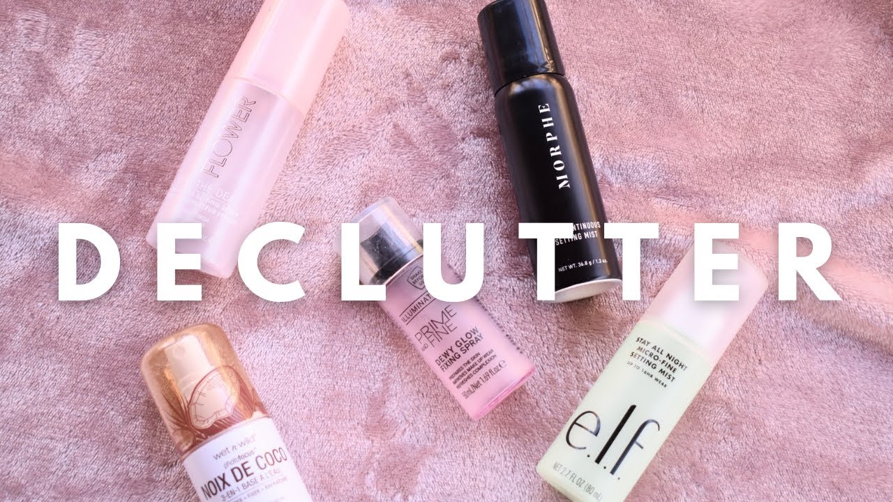 DECLUTTER WITH ME | SETTING SPRAYS