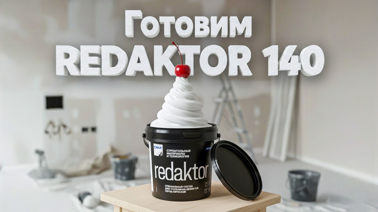 Готовим к работе REDAKTOR 140. Состав для устранения дефектов