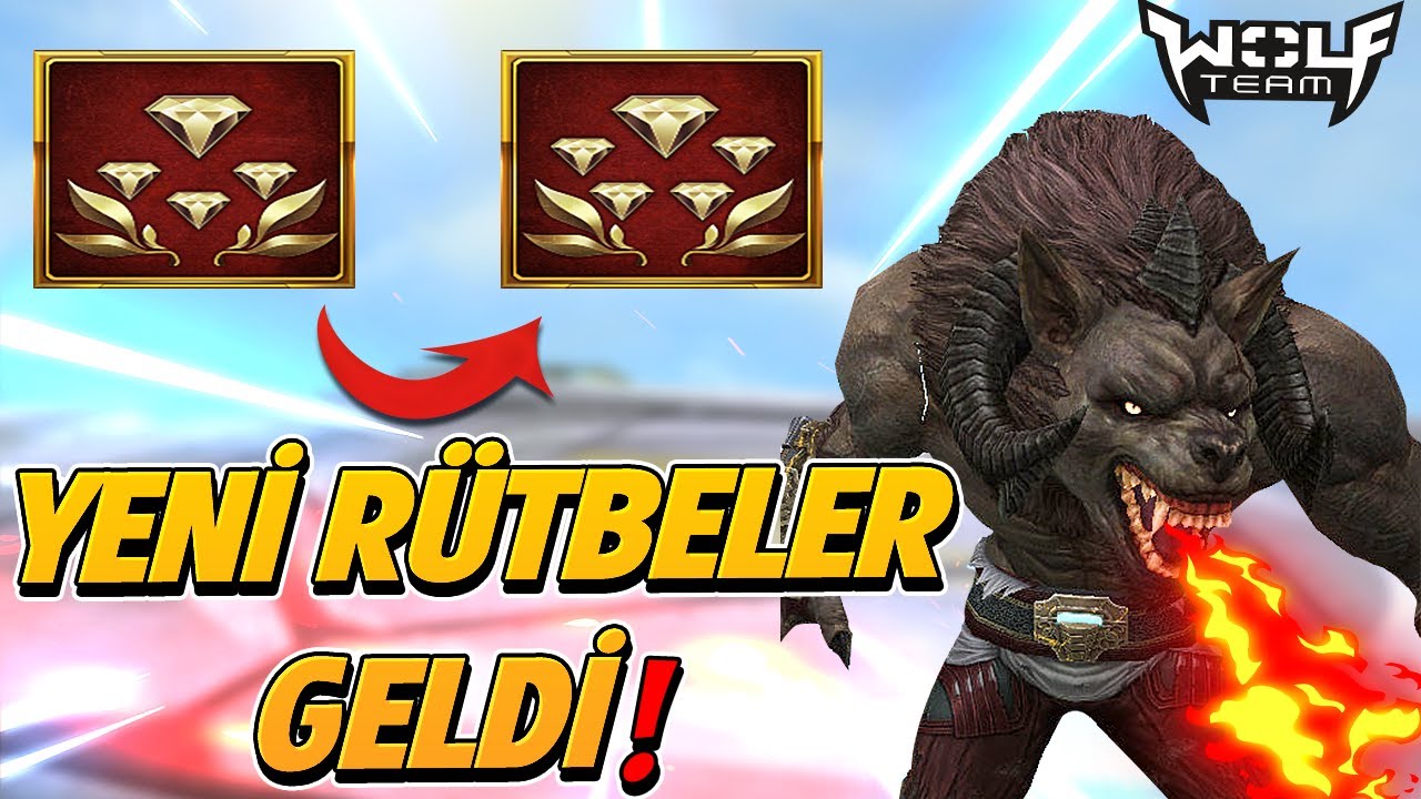 YENİ YAMA İLE GELEN EFSANEVİ RÜTBELER !! WOLFTEAM