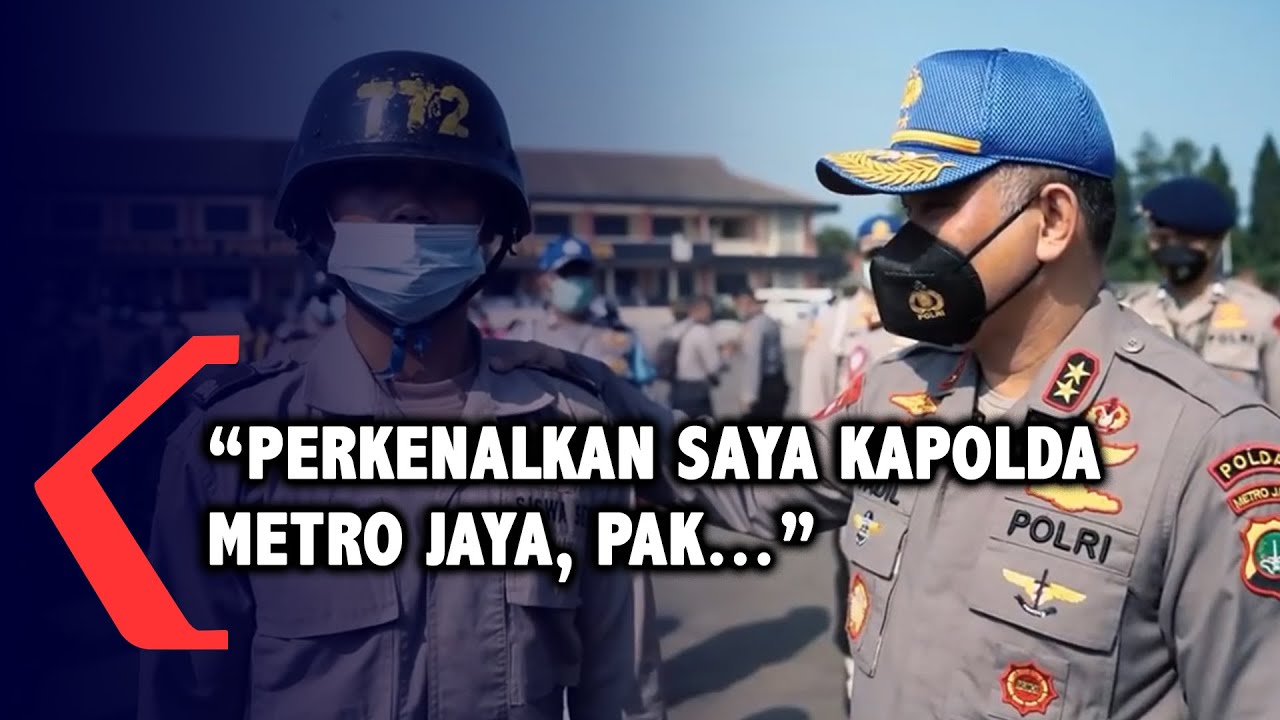 Kocak! Begini Reaksi Kapolda Metro Jaya Saat Tak Dikenali Calon Polisi