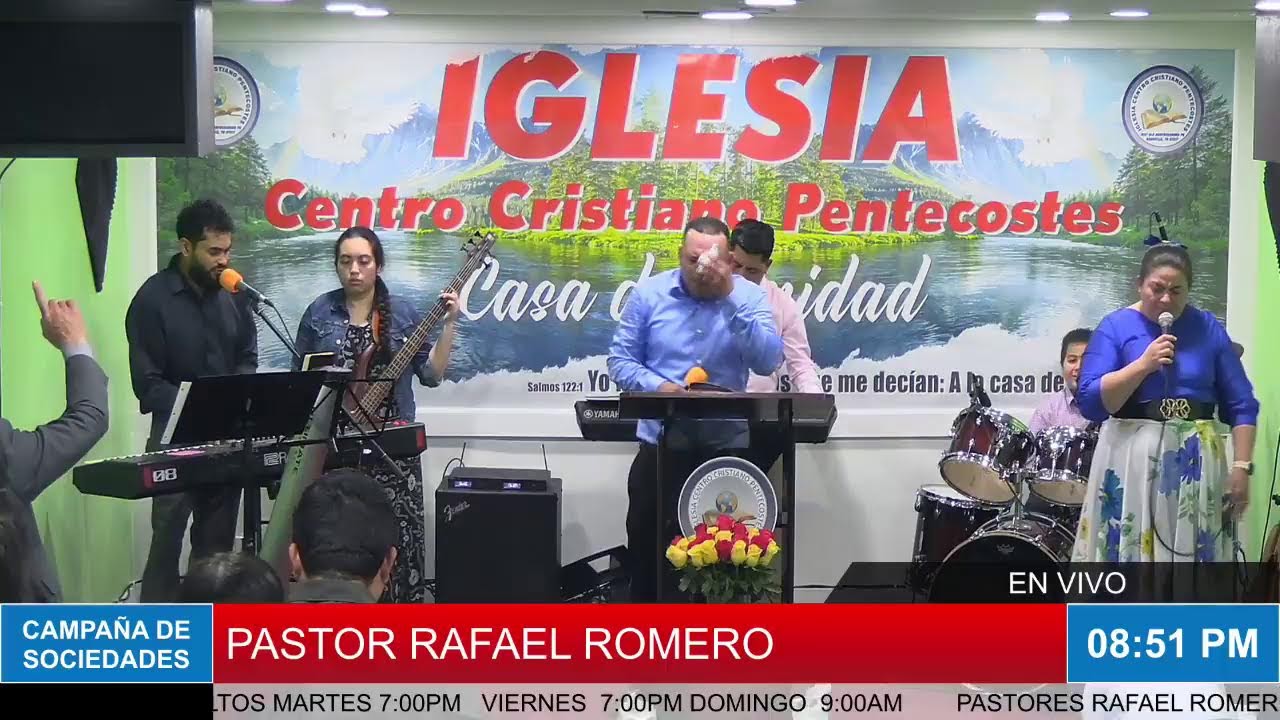 Transmisión en vivo de Iglesia centro cristiano Pentecostés