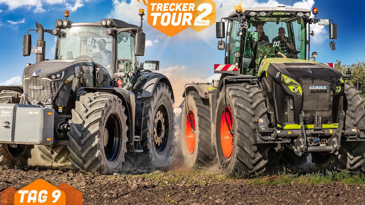 FENDT vs. CLAAS Xerion: Das Grubber-Duell! | Treckertour 2 Tag 9