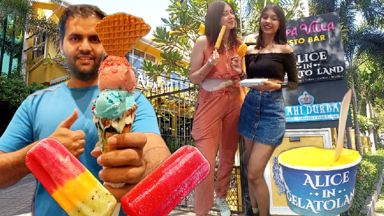 🥭🍦🍨 Mango Festival Desserts Gelatos Waffles Popsicles Coffee | Alice in Gelatoland | Wakad Pune