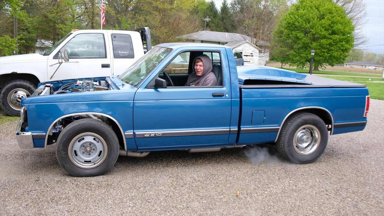 Tommy Two Guns NASTY SOUNDING NITROUS S-10 First Fire-Up!