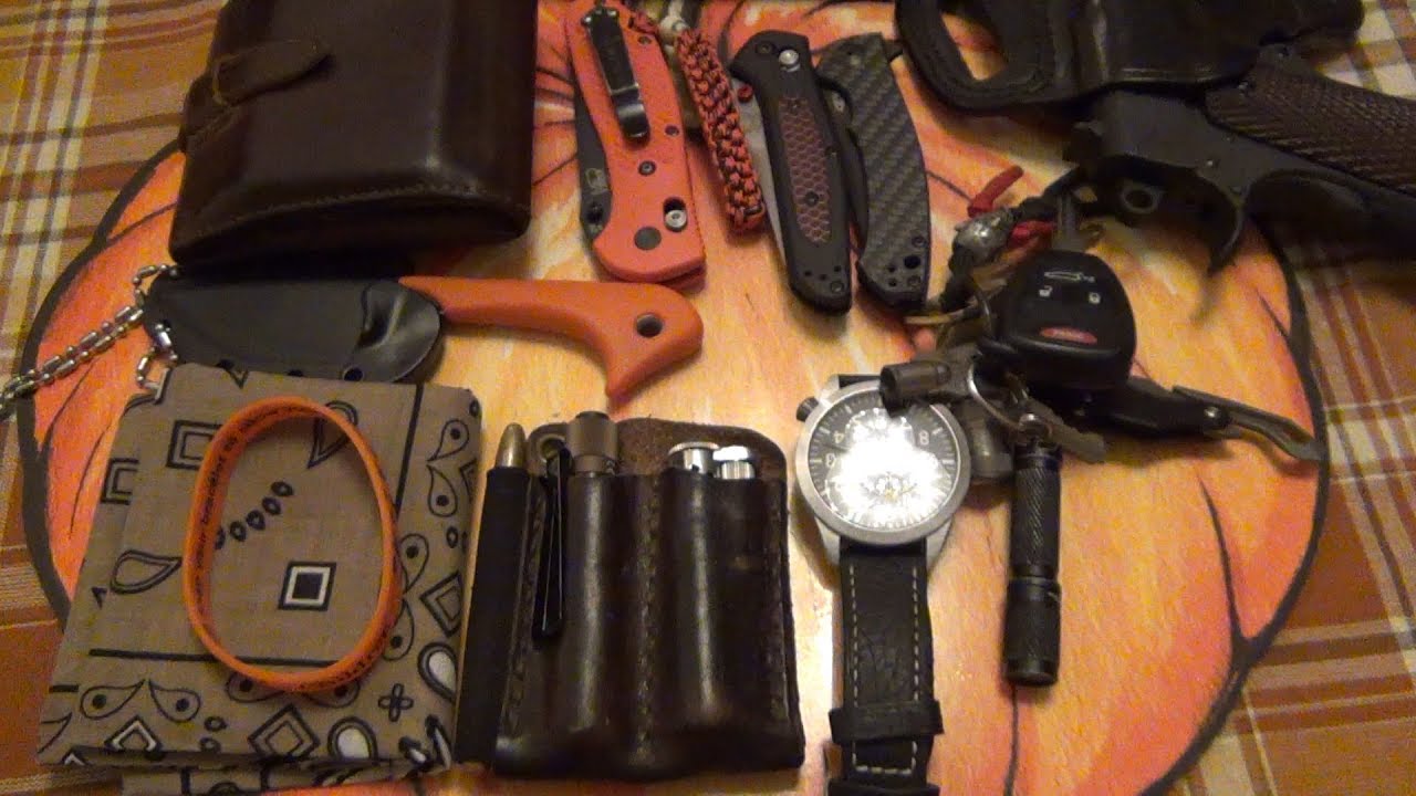 EDC Update : It's October So I Have To Rock Some Orange Gear...
