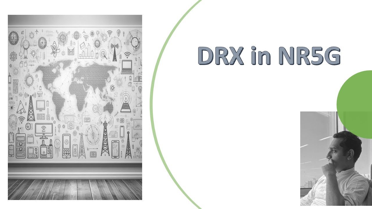 Процедура DRX (прерывистый приём) в режиме NR5G Connected Mode (аудио на хинди) (субтитры на англ...