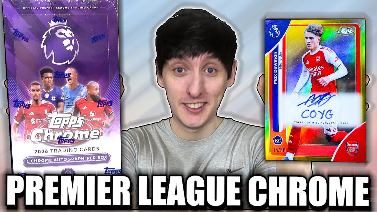 *NEW* Opening A Topps CHROME PREMIER LEAGUE 2026 Hobby Box | Guaranteed Autograph | NEW FULL BOX