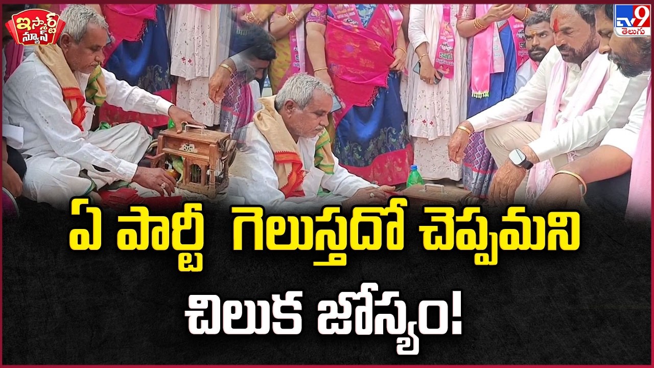 iSmart News : ఏ పార్టీ  గెలుస్తదో చెప్పమని చిలుక జోస్యం!  | Errabelli Dayakar Rao -TV9