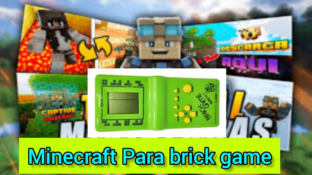 como jugar al MINECRAFT en la brick game 9999 en 1