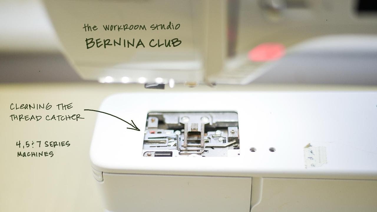 Bernina Club : Cleaning Your Thread Cutter & Catcher