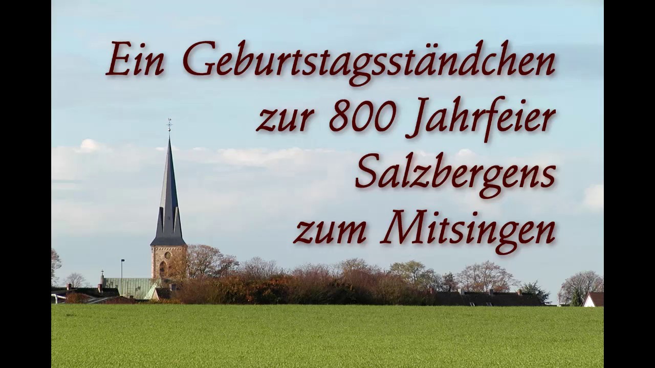 Oh Salzbergen, schöne Heimat ...