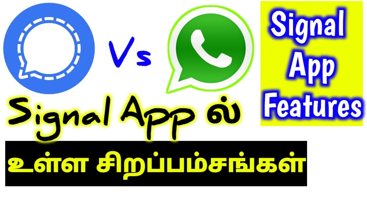 SIGNAL App Features Explained In Tamil | Whatsapp Alternative Apps Tamil
