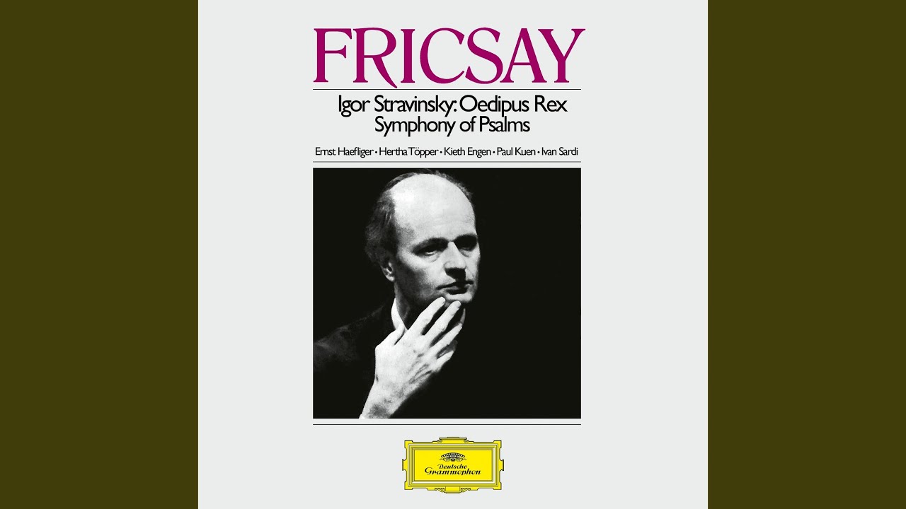 Stravinsky: Oedipus Rex, K047, Act II: Oportebat tacere