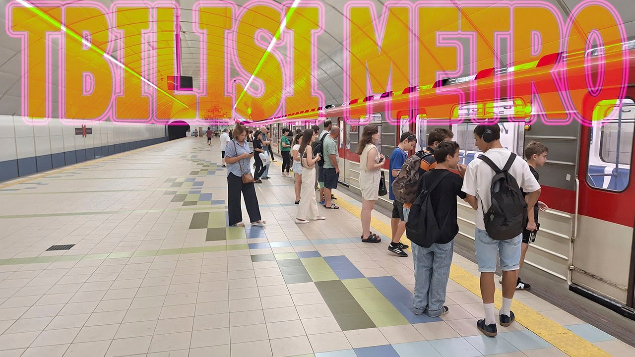 State University metro station – Tbilisi.