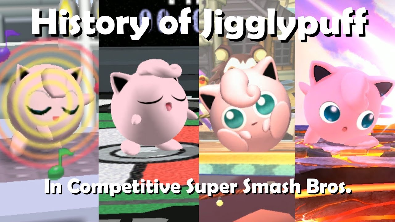 History of JIGGLYPUFF in Competitive Super Smash Bros. (64, Melee, Brawl, Wii U) ft. CDK