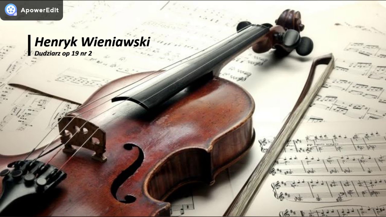 Henryk Wieniawski - Dudziarz op. 19 nr 2 - akompaniament